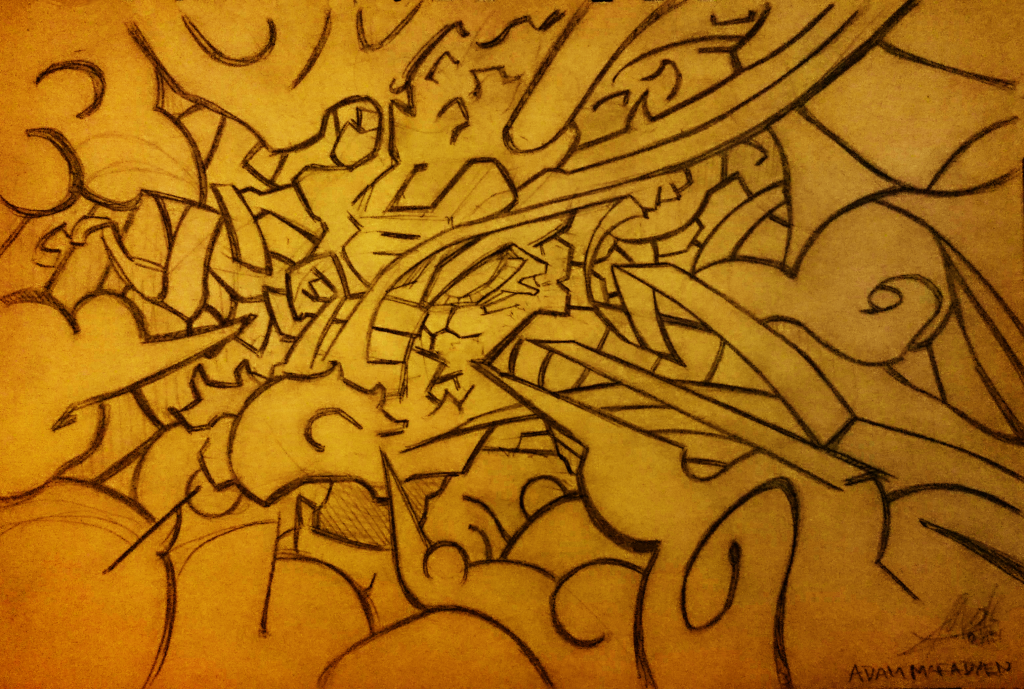 Chinese-Dragon, Abstract, Tribal, Grafitti, Sketch
